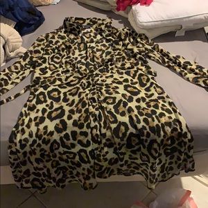 Cheetah print dress